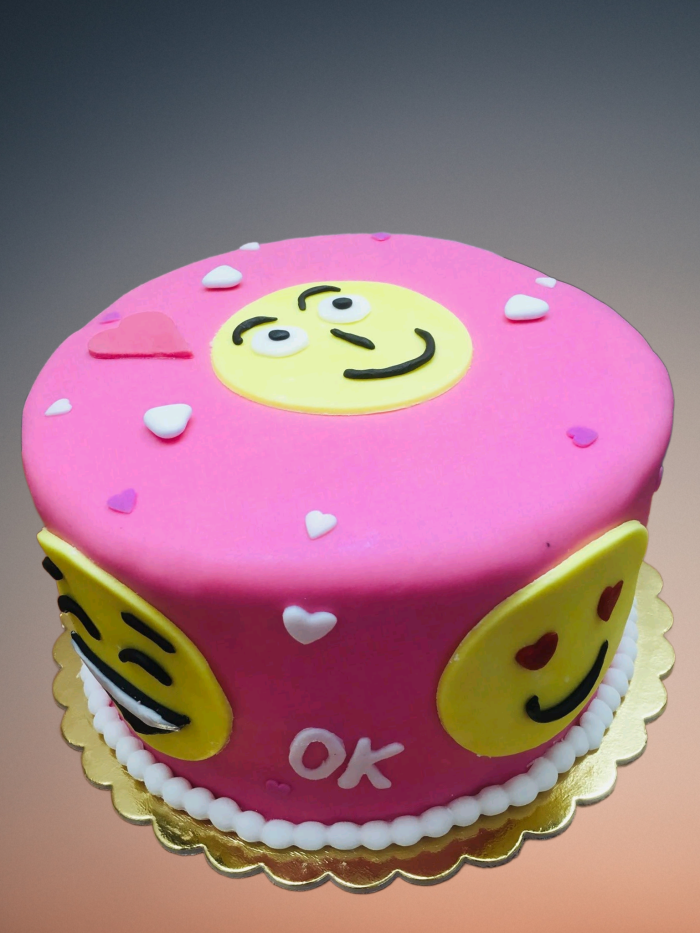 Emoji torta – plná emócií a farieb