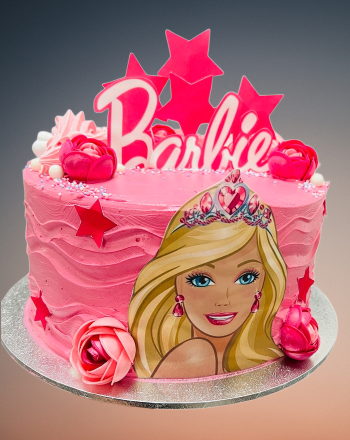 Dievcenska barbie torta presov