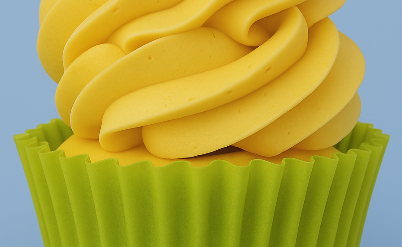 Citrónový cupcake